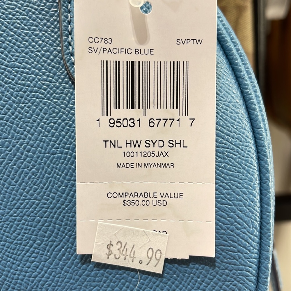 Coach Sydney Satchel 
SV/Pacific Blue - Picture 6 of 16